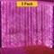 300 LED Twinkling Curtain Lights — 12 Strands, 8 Modes, Plug-In